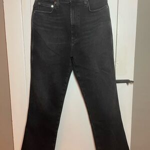 Agolde Women’s 90’s Pinch Waist High Rise Kick in Panoramic Black. NWT SIZE 29
